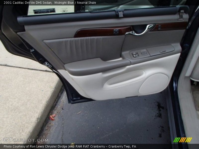 Midnight Blue / Neutral Shale 2001 Cadillac DeVille DHS Sedan