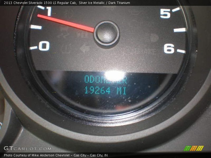 Silver Ice Metallic / Dark Titanium 2013 Chevrolet Silverado 1500 LS Regular Cab