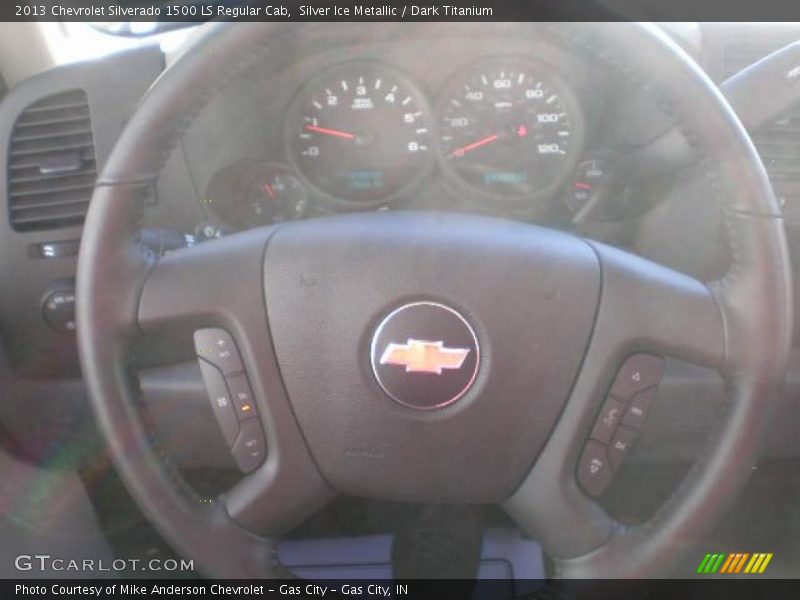 Silver Ice Metallic / Dark Titanium 2013 Chevrolet Silverado 1500 LS Regular Cab