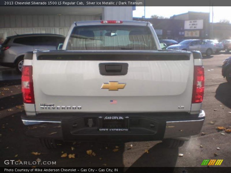 Silver Ice Metallic / Dark Titanium 2013 Chevrolet Silverado 1500 LS Regular Cab