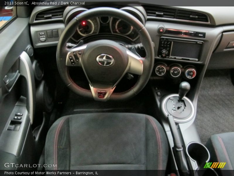 Absolutely Red / Dark Charcoal 2013 Scion tC