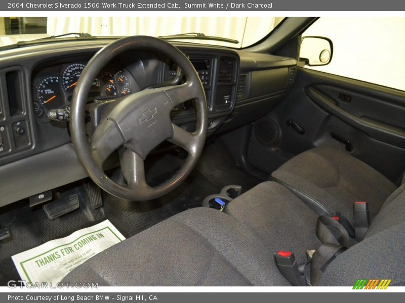 Summit White / Dark Charcoal 2004 Chevrolet Silverado 1500 Work Truck Extended Cab