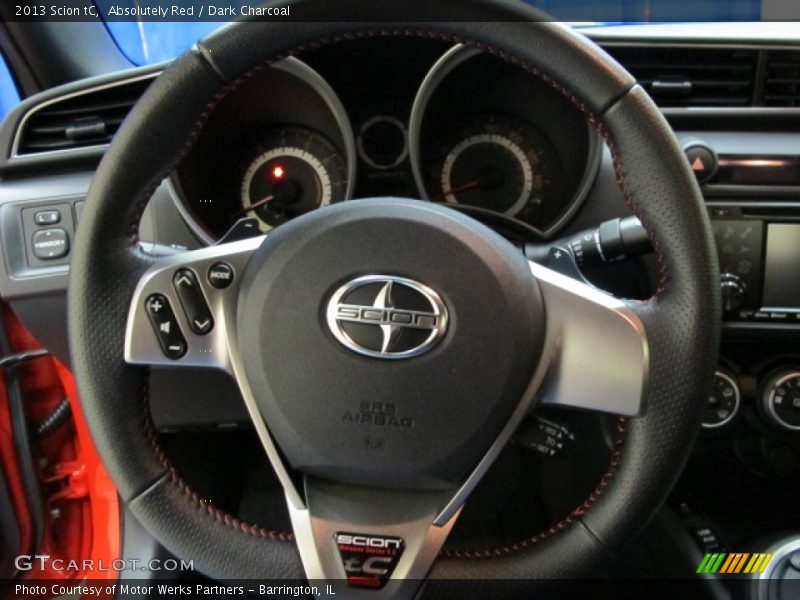 Absolutely Red / Dark Charcoal 2013 Scion tC