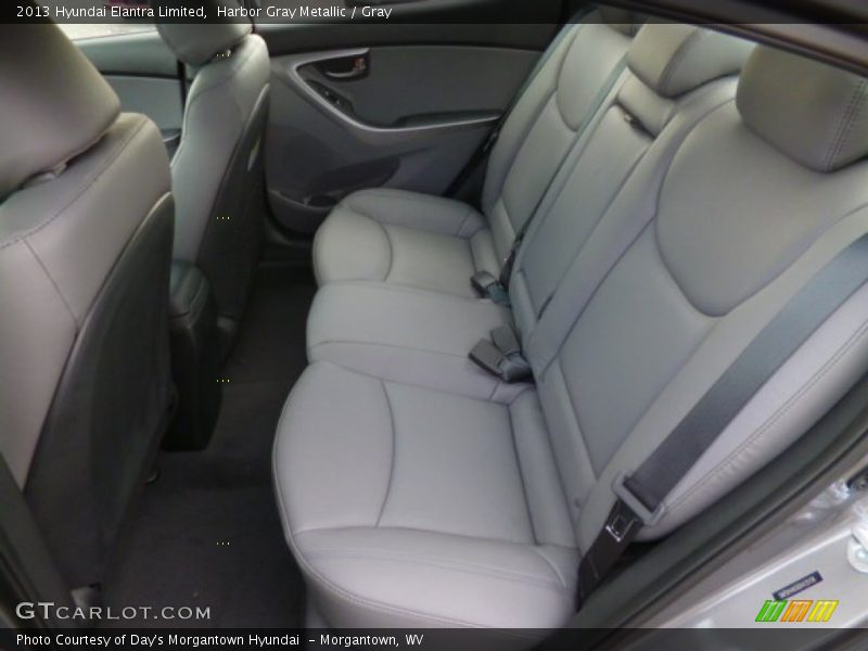 Harbor Gray Metallic / Gray 2013 Hyundai Elantra Limited