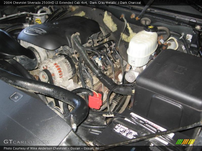 Dark Gray Metallic / Dark Charcoal 2004 Chevrolet Silverado 2500HD LS Extended Cab 4x4