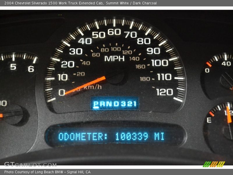 Summit White / Dark Charcoal 2004 Chevrolet Silverado 1500 Work Truck Extended Cab