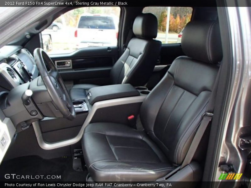 Sterling Gray Metallic / Black 2012 Ford F150 FX4 SuperCrew 4x4