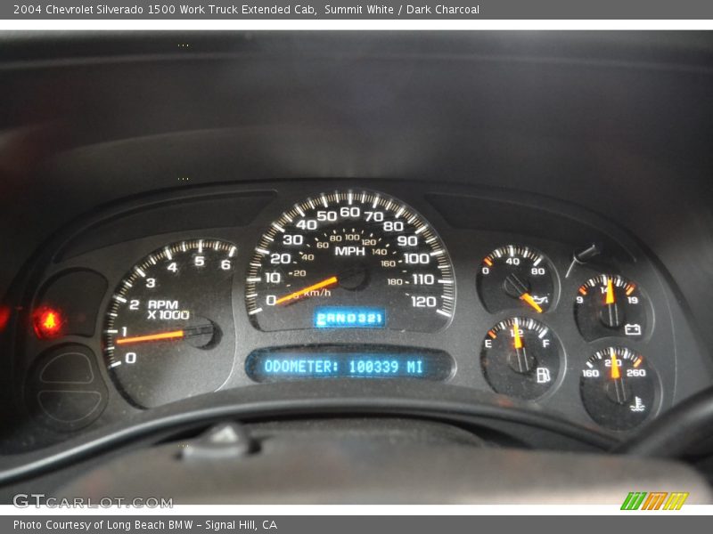 Summit White / Dark Charcoal 2004 Chevrolet Silverado 1500 Work Truck Extended Cab
