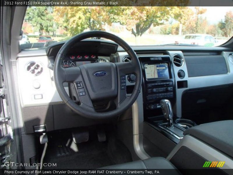 Sterling Gray Metallic / Black 2012 Ford F150 FX4 SuperCrew 4x4