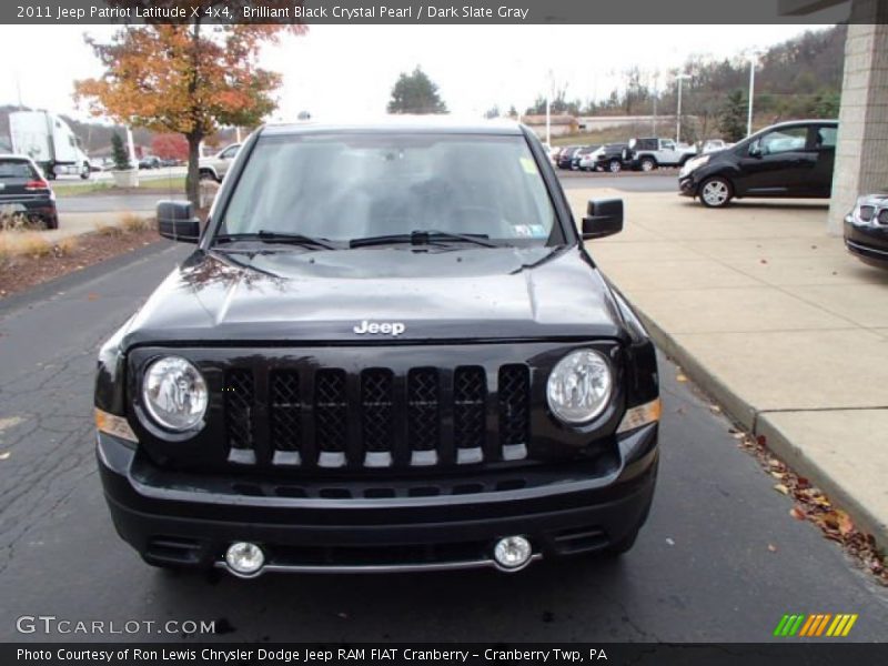 Brilliant Black Crystal Pearl / Dark Slate Gray 2011 Jeep Patriot Latitude X 4x4