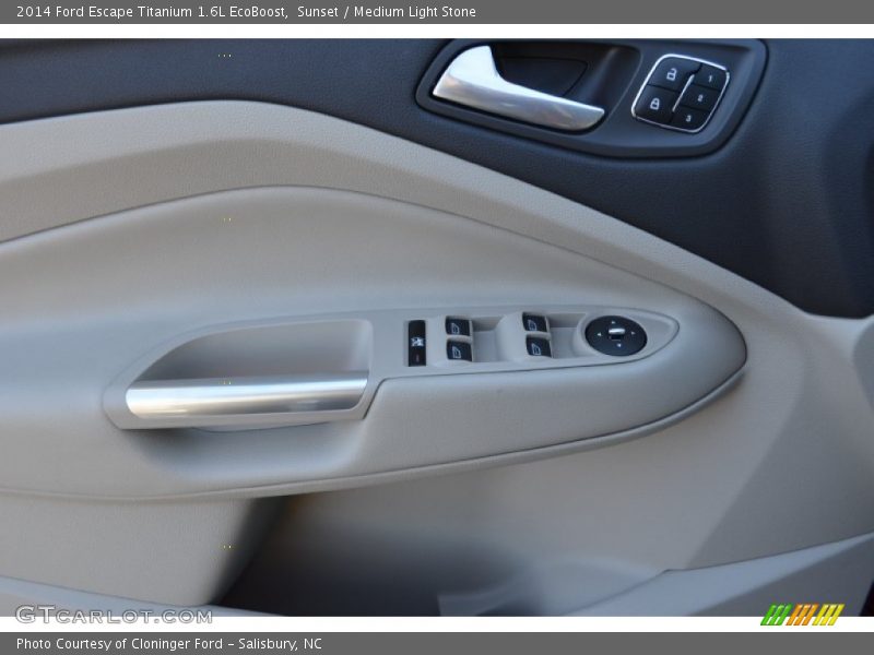 Sunset / Medium Light Stone 2014 Ford Escape Titanium 1.6L EcoBoost