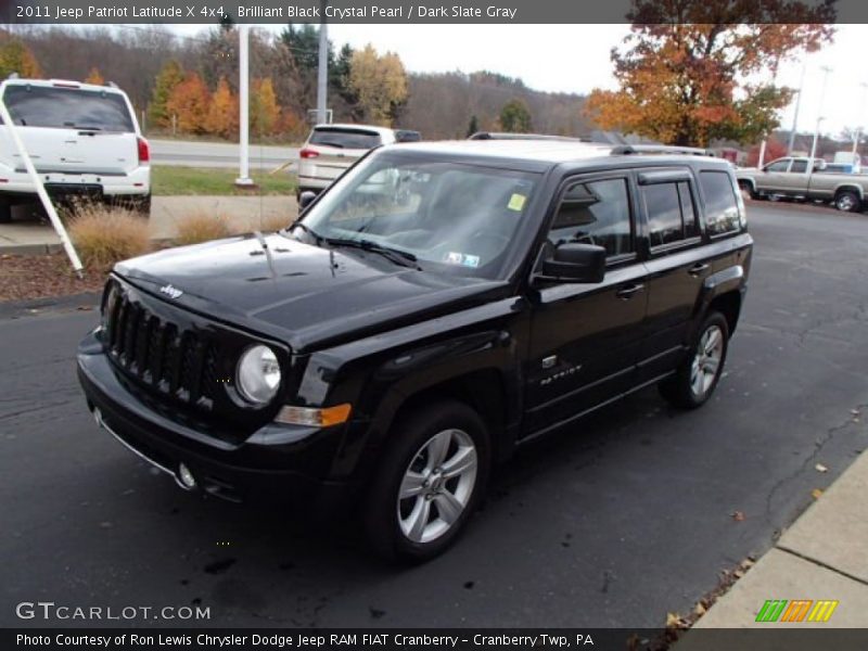 Brilliant Black Crystal Pearl / Dark Slate Gray 2011 Jeep Patriot Latitude X 4x4
