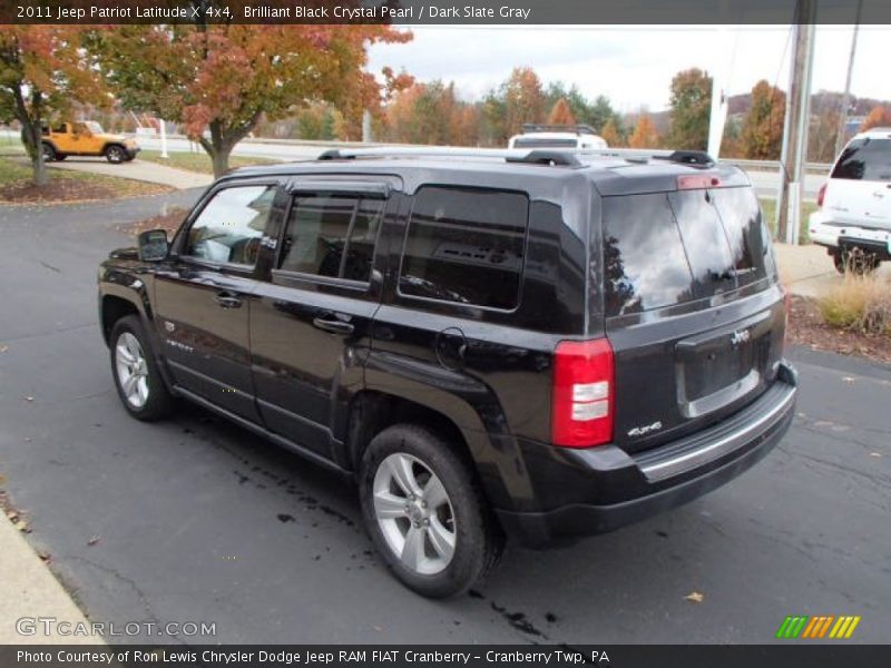 Brilliant Black Crystal Pearl / Dark Slate Gray 2011 Jeep Patriot Latitude X 4x4