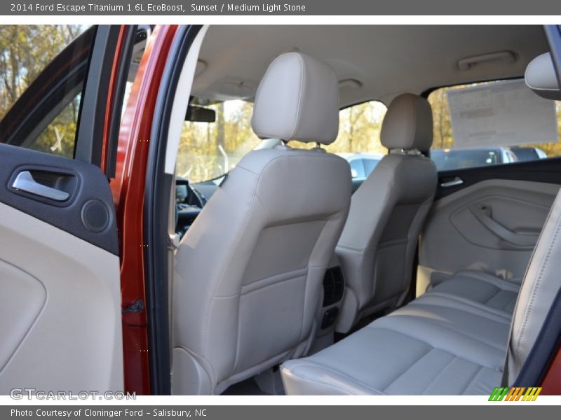 Sunset / Medium Light Stone 2014 Ford Escape Titanium 1.6L EcoBoost
