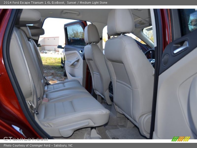 Sunset / Medium Light Stone 2014 Ford Escape Titanium 1.6L EcoBoost