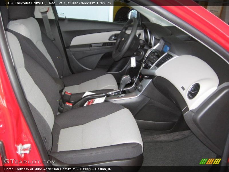 Red Hot / Jet Black/Medium Titanium 2014 Chevrolet Cruze LS