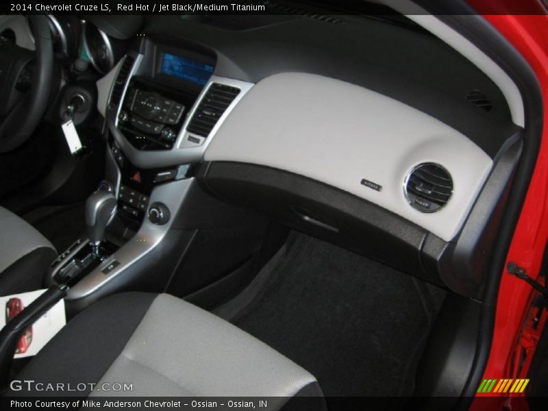 Red Hot / Jet Black/Medium Titanium 2014 Chevrolet Cruze LS