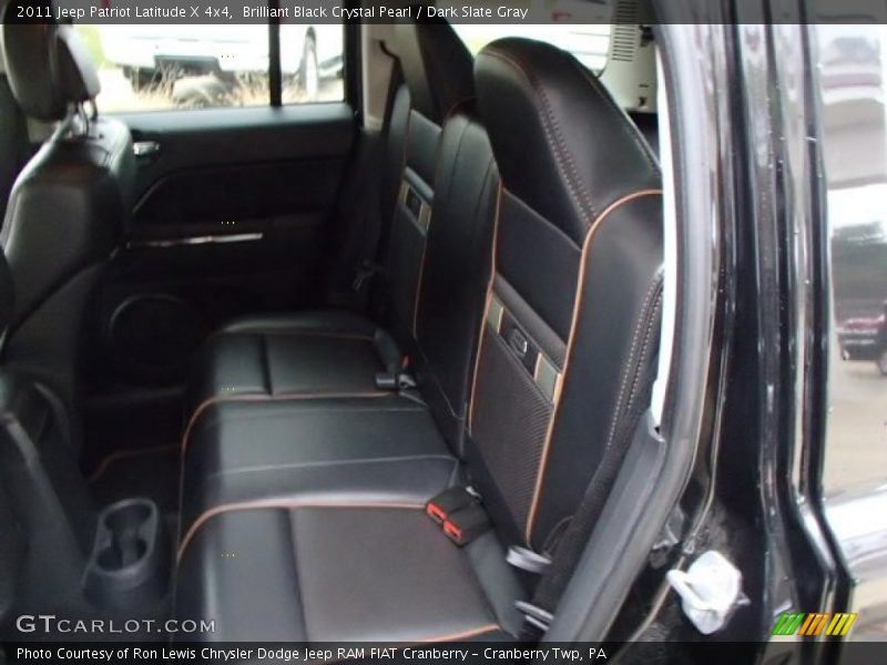 Brilliant Black Crystal Pearl / Dark Slate Gray 2011 Jeep Patriot Latitude X 4x4