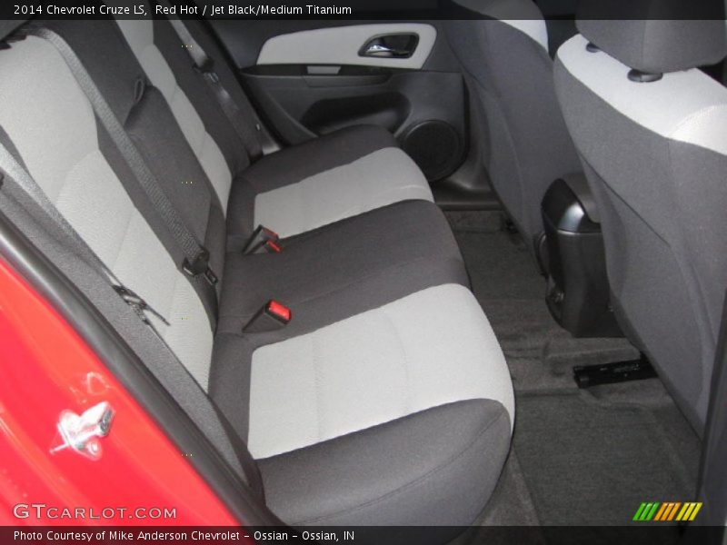 Red Hot / Jet Black/Medium Titanium 2014 Chevrolet Cruze LS