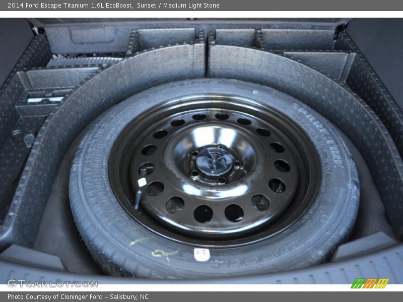 Sunset / Medium Light Stone 2014 Ford Escape Titanium 1.6L EcoBoost