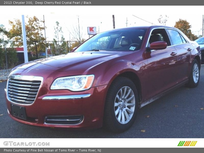Deep Cherry Red Crystal Pearl / Black 2013 Chrysler 300