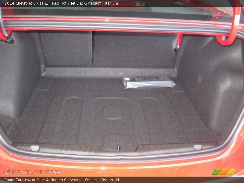 Red Hot / Jet Black/Medium Titanium 2014 Chevrolet Cruze LS