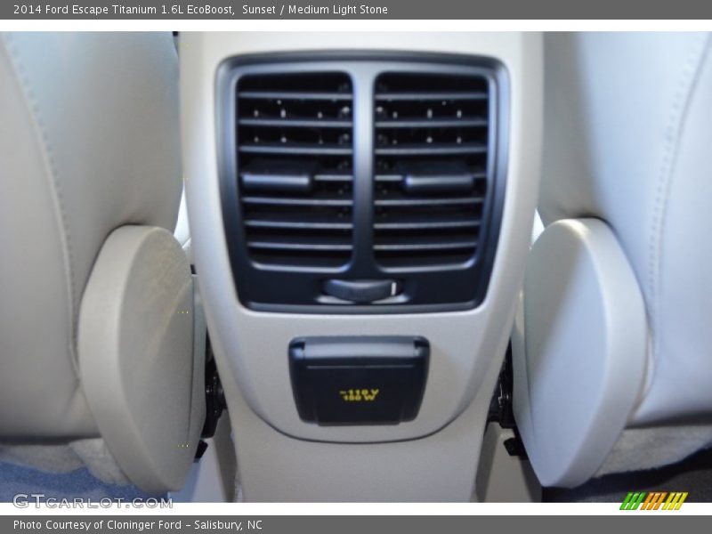 Sunset / Medium Light Stone 2014 Ford Escape Titanium 1.6L EcoBoost