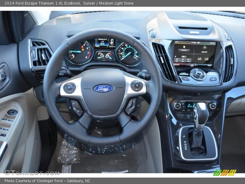 Sunset / Medium Light Stone 2014 Ford Escape Titanium 1.6L EcoBoost