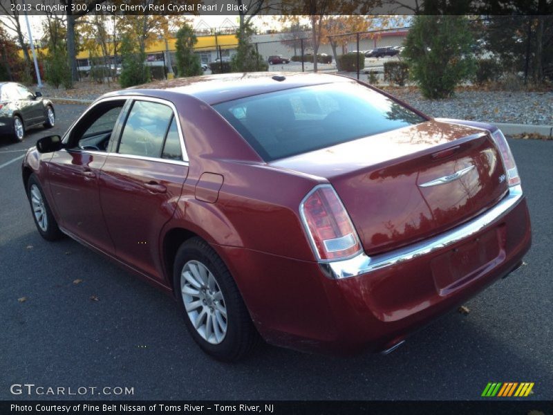 Deep Cherry Red Crystal Pearl / Black 2013 Chrysler 300