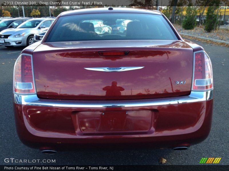 Deep Cherry Red Crystal Pearl / Black 2013 Chrysler 300