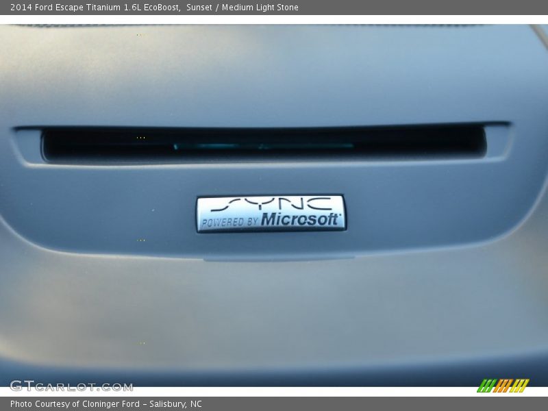 Sunset / Medium Light Stone 2014 Ford Escape Titanium 1.6L EcoBoost