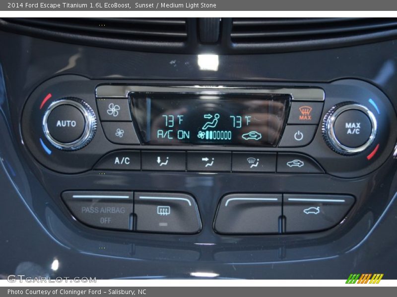 Sunset / Medium Light Stone 2014 Ford Escape Titanium 1.6L EcoBoost