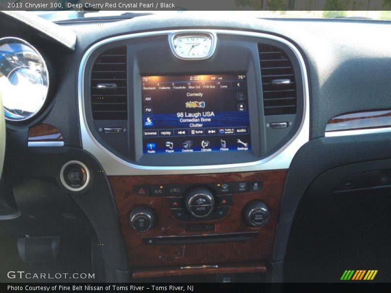 Deep Cherry Red Crystal Pearl / Black 2013 Chrysler 300