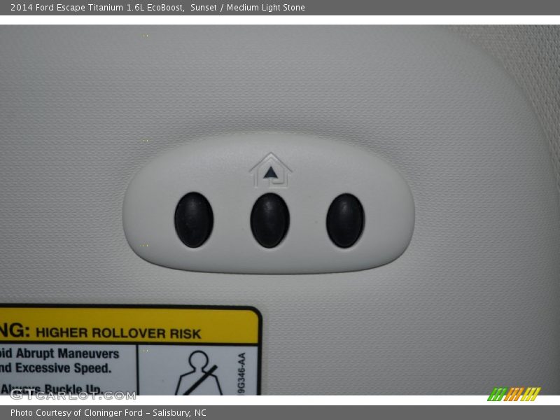 Sunset / Medium Light Stone 2014 Ford Escape Titanium 1.6L EcoBoost