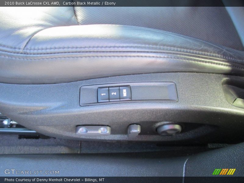 Carbon Black Metallic / Ebony 2010 Buick LaCrosse CXL AWD