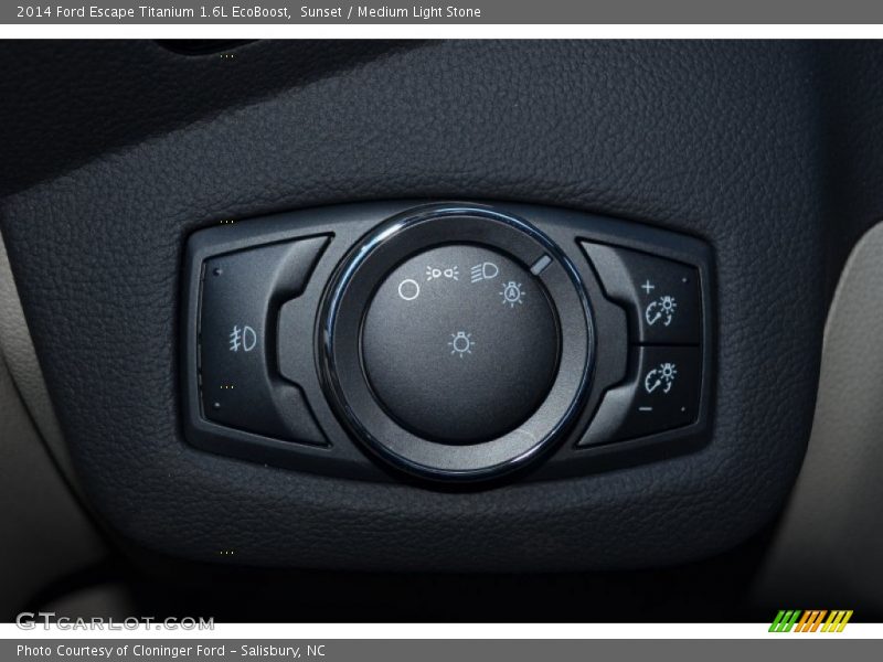 Sunset / Medium Light Stone 2014 Ford Escape Titanium 1.6L EcoBoost