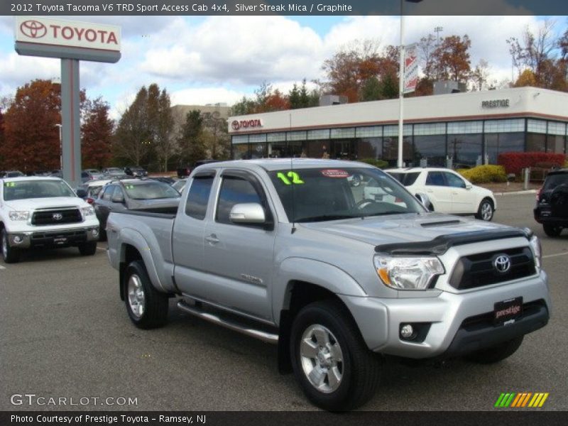 Silver Streak Mica / Graphite 2012 Toyota Tacoma V6 TRD Sport Access Cab 4x4