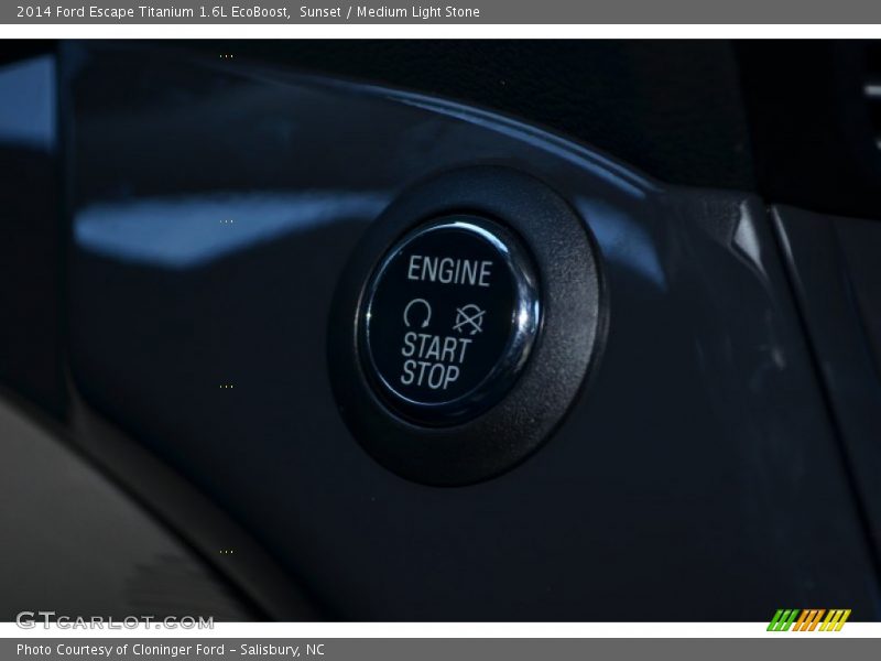 Sunset / Medium Light Stone 2014 Ford Escape Titanium 1.6L EcoBoost