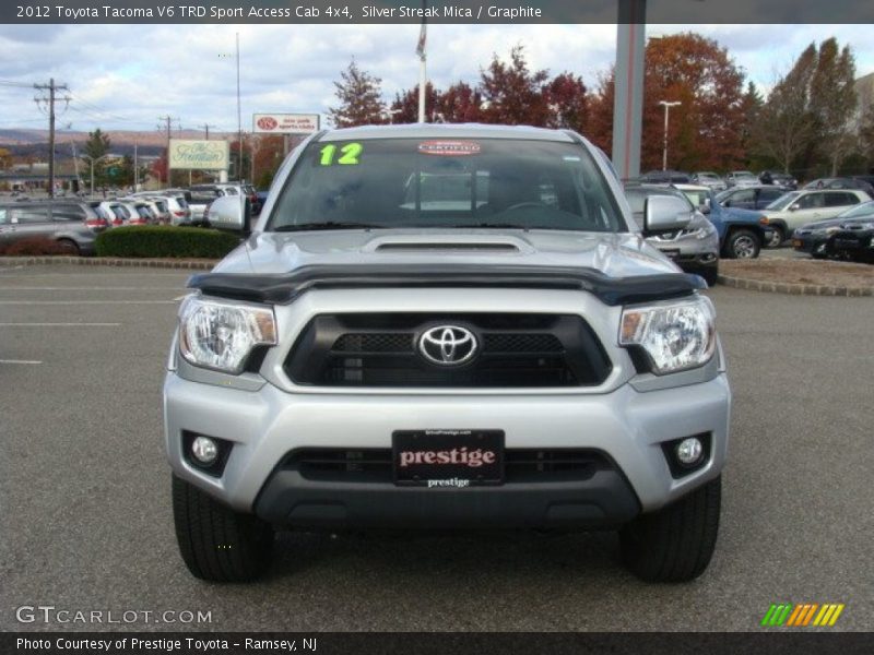 Silver Streak Mica / Graphite 2012 Toyota Tacoma V6 TRD Sport Access Cab 4x4