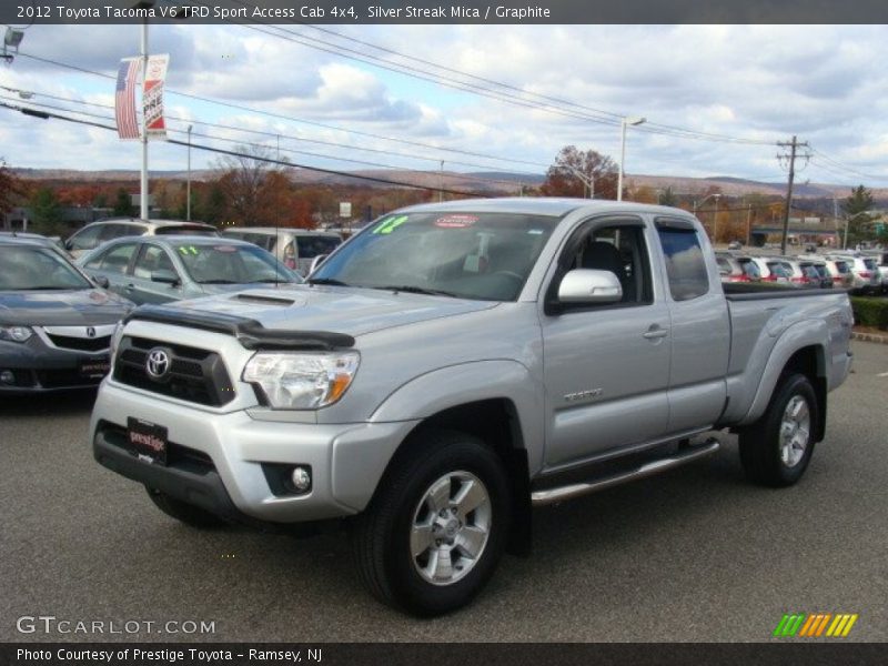 Silver Streak Mica / Graphite 2012 Toyota Tacoma V6 TRD Sport Access Cab 4x4