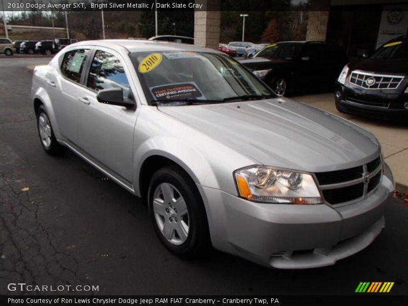 Bright Silver Metallic / Dark Slate Gray 2010 Dodge Avenger SXT