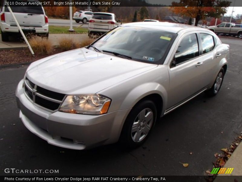 Bright Silver Metallic / Dark Slate Gray 2010 Dodge Avenger SXT