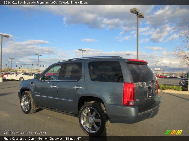 Celestial Blue / Ebony 2010 Cadillac Escalade Premium AWD
