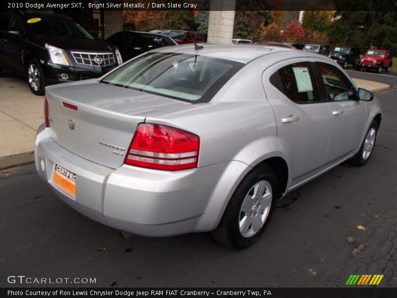 Bright Silver Metallic / Dark Slate Gray 2010 Dodge Avenger SXT