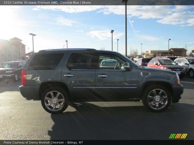 Celestial Blue / Ebony 2010 Cadillac Escalade Premium AWD