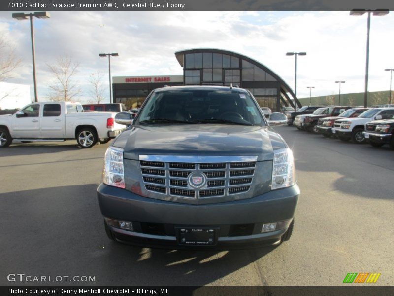 Celestial Blue / Ebony 2010 Cadillac Escalade Premium AWD