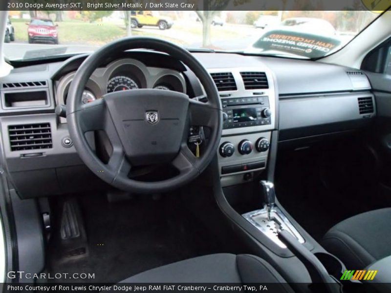 Bright Silver Metallic / Dark Slate Gray 2010 Dodge Avenger SXT