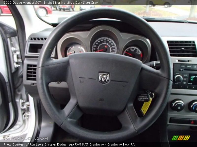 Bright Silver Metallic / Dark Slate Gray 2010 Dodge Avenger SXT