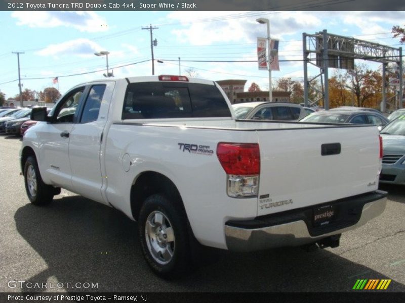 Super White / Black 2012 Toyota Tundra TRD Double Cab 4x4