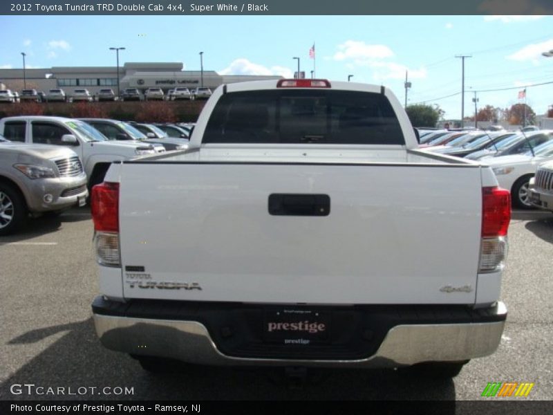 Super White / Black 2012 Toyota Tundra TRD Double Cab 4x4